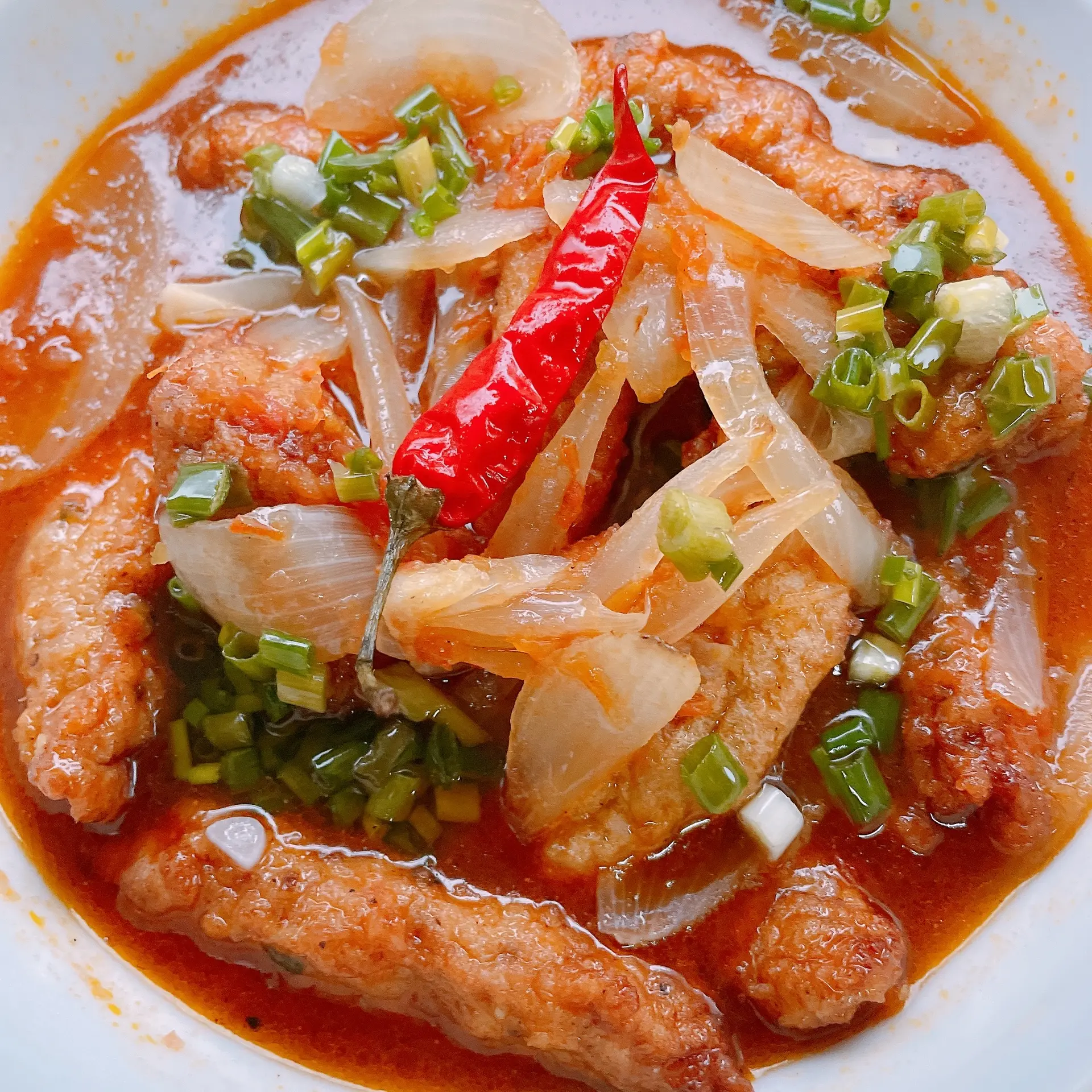 Hình ảnh Thêm chả cá sốt cà