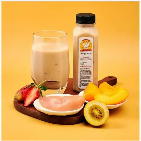 Hình ảnh Sinh Tố Ức Gà - Dâu + Xoài