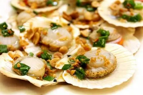 Hình ảnh Sò điệp nướng mỡ hành