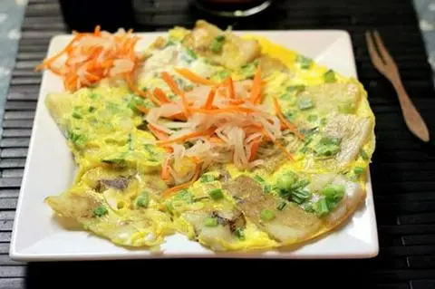Hình ảnh Bột Chiên Trứng+Bò+Xúc Xích