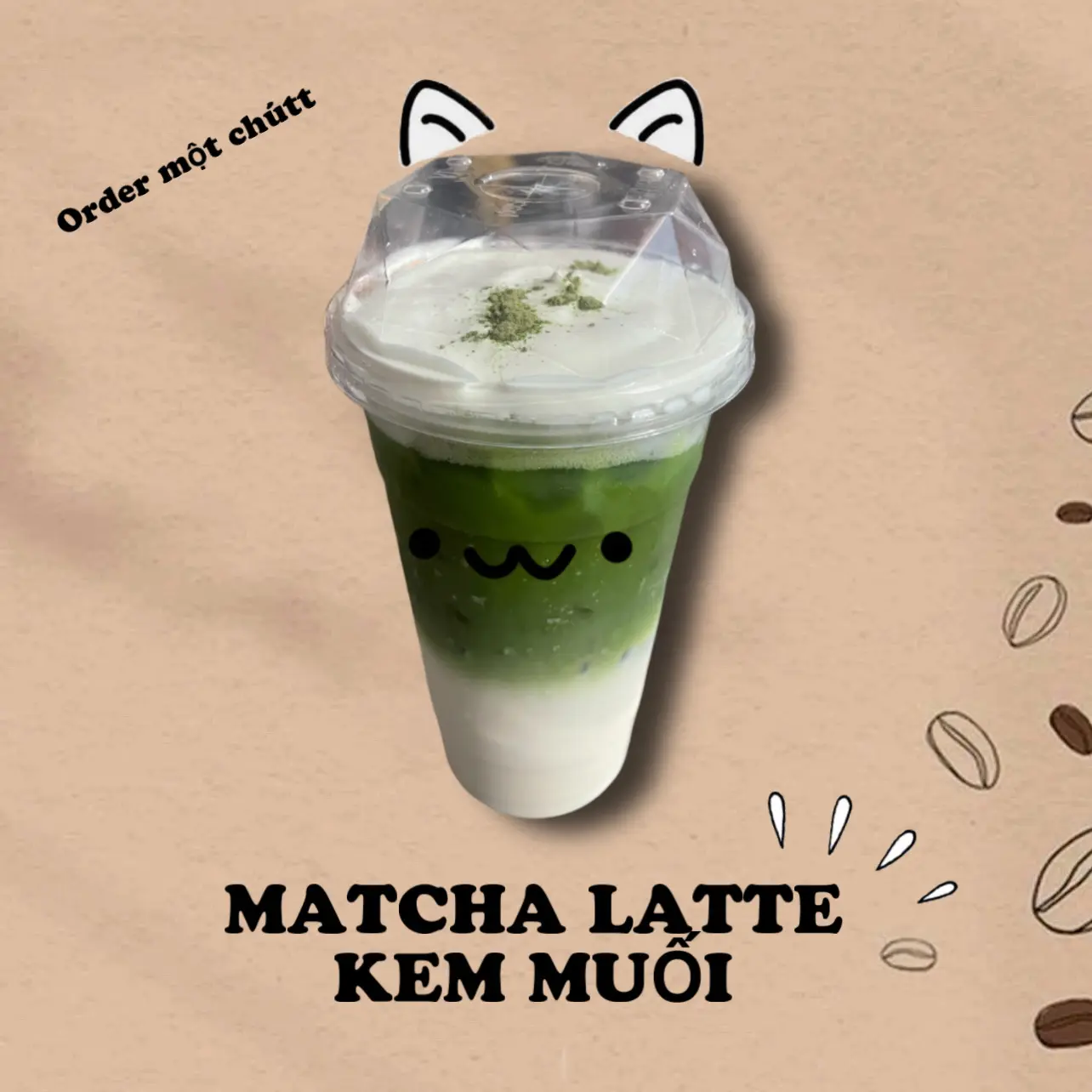 Hình ảnh MATCHA LATTE MUỐI ( M )