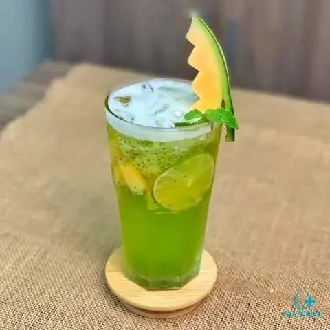 Hình ảnh Trà dưa lưới trân châu trắng