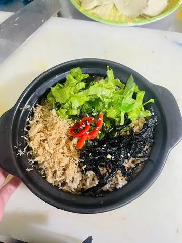 Hình ảnh Cơm chiên rong biển chay