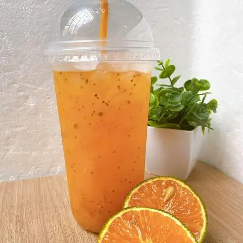 Hình ảnh Nước cam tươi hạt chia