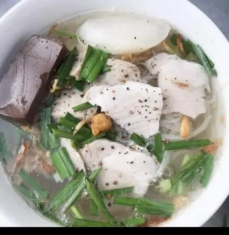 Hình ảnh Nui thịt + bò viên+ huyết