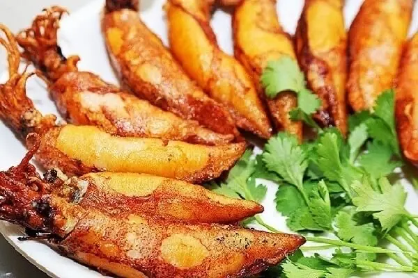 Hình ảnh Mực chiên nước mắm