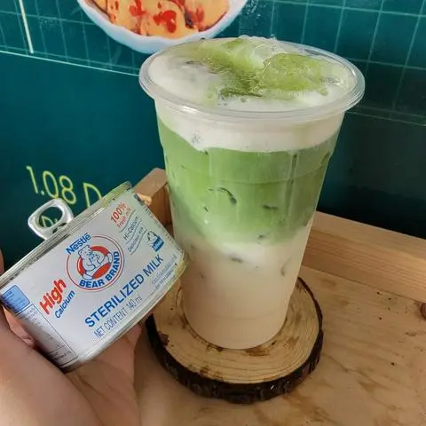 Hình ảnh Matcha latte Sữa Gấu 