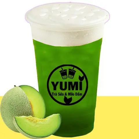 Hình ảnh Trà Dưa Lưới Tươi Dầm Kem Cheese (Size 700ml)