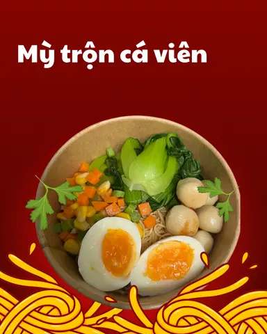 Hình ảnh Mì trộn cá viên