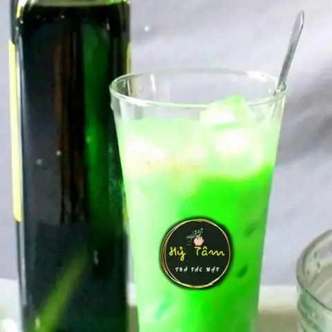 Hình ảnh Sâm dứa sữa đá bào tuổi thơ Xanh Mát