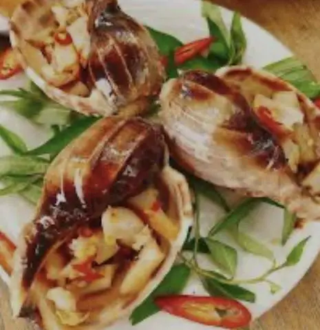 Hình ảnh Ốc khế nướng muối tiêu xanh 
