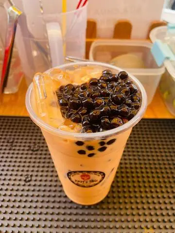 Hình ảnh Trà sữa thái đỏ có thạch