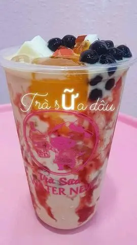 Hình ảnh Trà sữa dâu