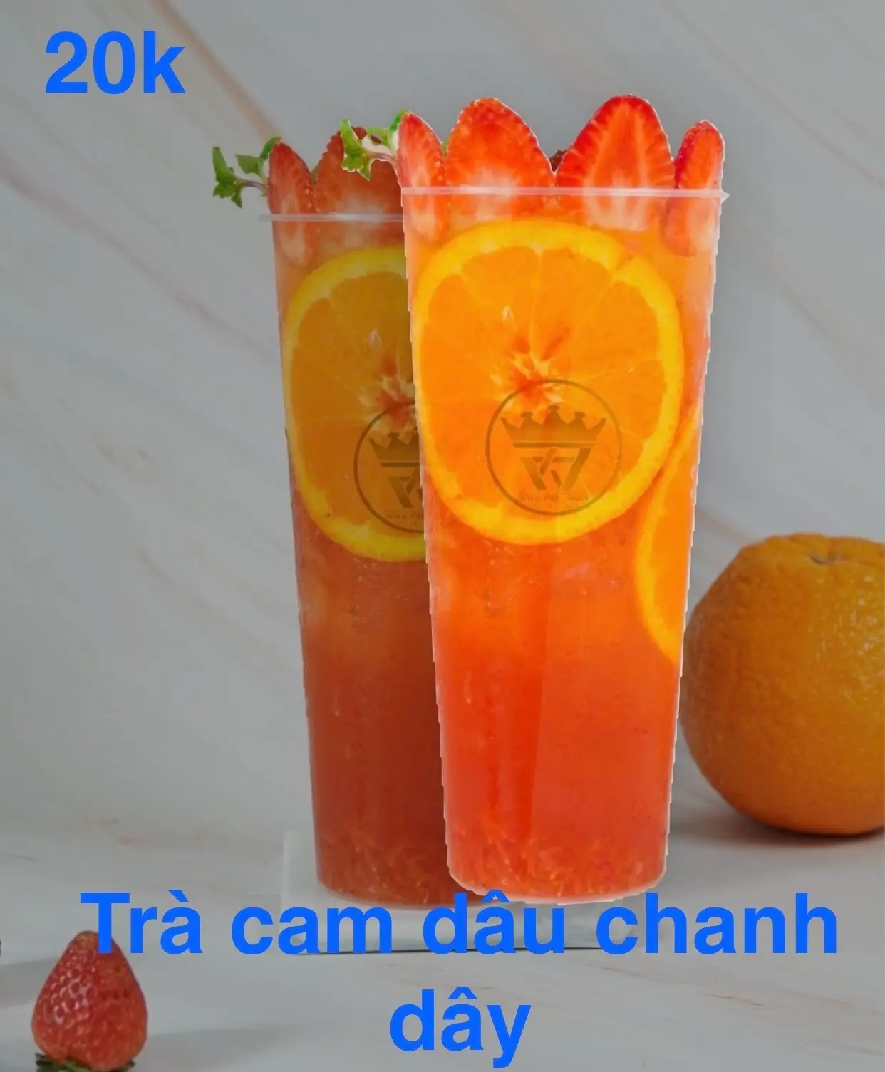 Hình ảnh Trà cam dâu chanh dây