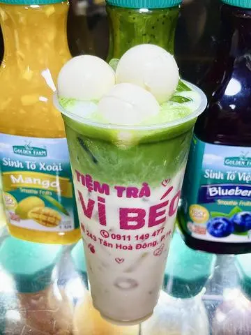 Hình ảnh Matcha sữa gấu