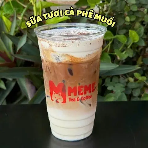 Hình ảnh Sữa tươi cà phê muối