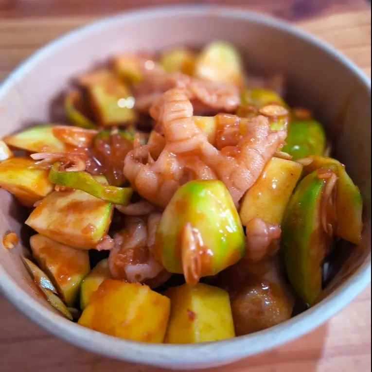 Hình ảnh Chân gà sốt thái