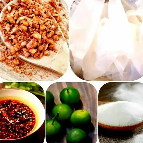 Hình ảnh Bánh tráng chấm tắc
