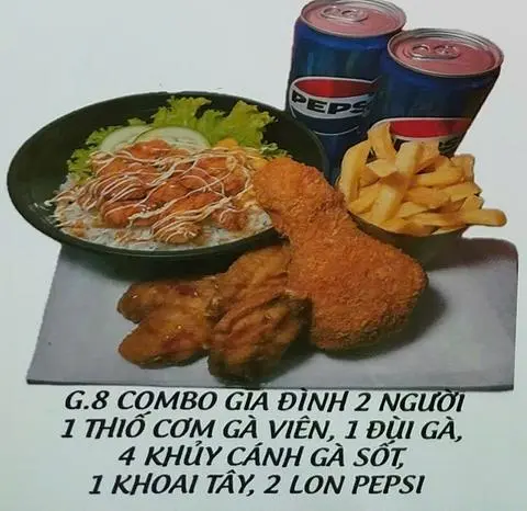 Hình ảnh G.8 COMBO GIA ĐÌNH 2 NGƯỜI