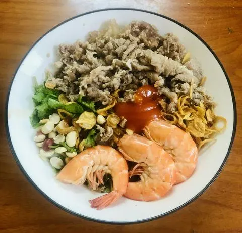 Hình ảnh Miến Trộn Tôm Bò 