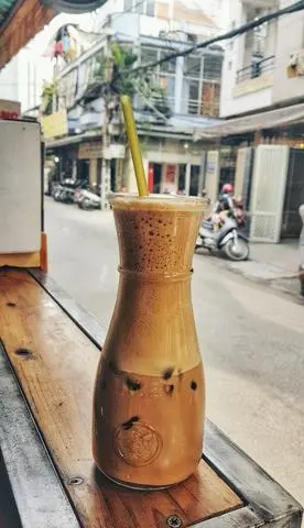 Hình ảnh Cà Phê sữa truyền thống pha máy
