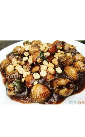 Hình ảnh sò huyết xào me