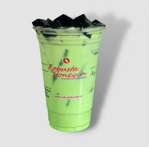 Hình ảnh Grass Jelly Padan - Sữa Dứa Sương Sáo