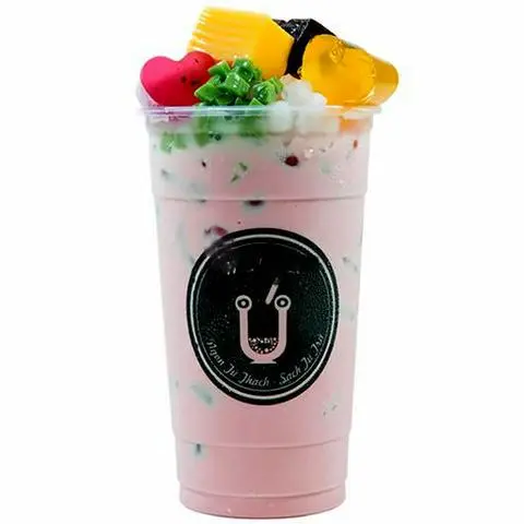 Hình ảnh Trà Sữa Dâu Fulltopping