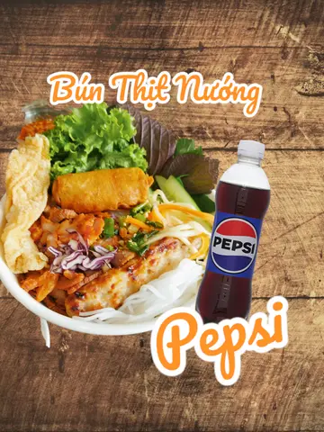 Hình ảnh Combo4 (Bún Thịt Nướng + Chai Pepsi)