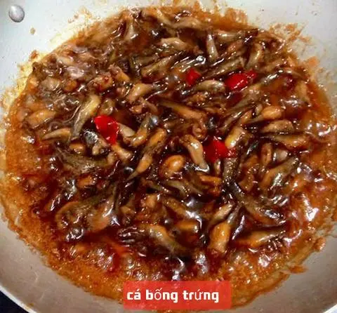 Hình ảnh Cá bống trứng kho