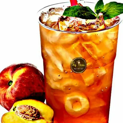 Hình ảnh Hồng trà Đào Dầm Quyện Tắc Mật Hỷ Tâm 