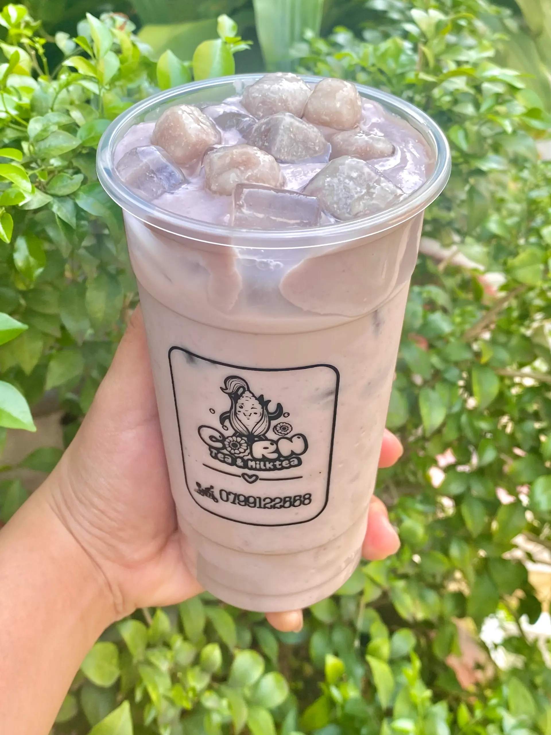 Hình ảnh Trà Sữa Sốt Khoai Môn Tươi