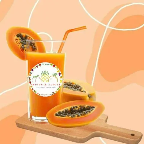 Hình ảnh Sinh tố đu đủ
