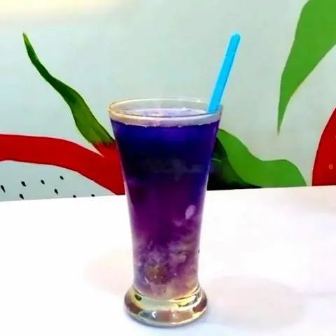 Hình ảnh Trà măng cụt hoa đậu biếc