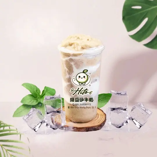 Hình ảnh Đậu xanh sữa dừa đá tuyết