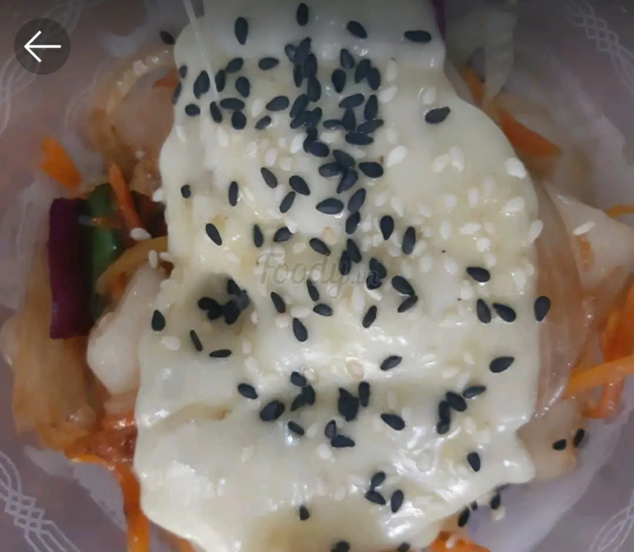 Hình ảnh Tokbokki sốt gia vị phủ phô mai mozzarella không cay 
