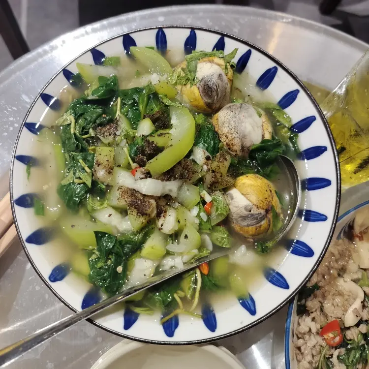 Hình ảnh Cơm Canh trứng lộn om bầu
