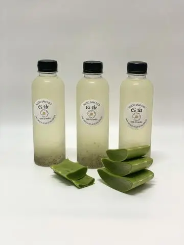 Hình ảnh Combo 3 chai Nha Đam Hạt Chia 350ml