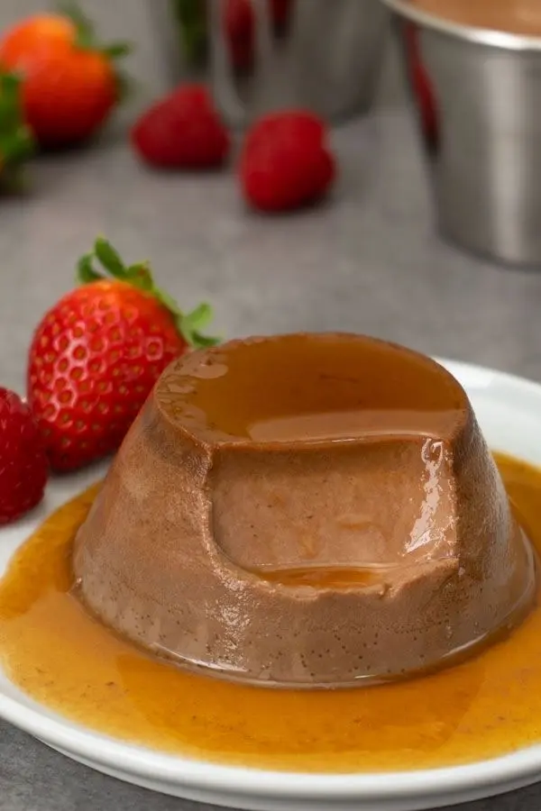 Hình ảnh Flan sô cô la