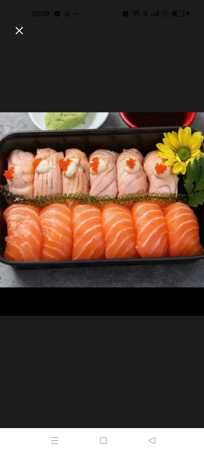 Hình ảnh Sét Nigiri Hồi _( 6 Nigiri Hồi tươi, 6 Nigiri Hồi khè)