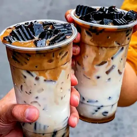 Hình ảnh Cà phê sữa tươi sương sáo