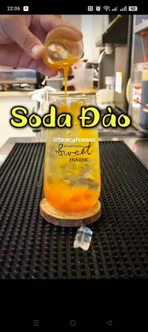 Hình ảnh Soda đào ly 500ml