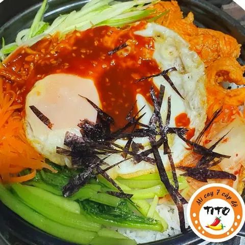 Hình ảnh Cơm trộn Kim Chi Bò