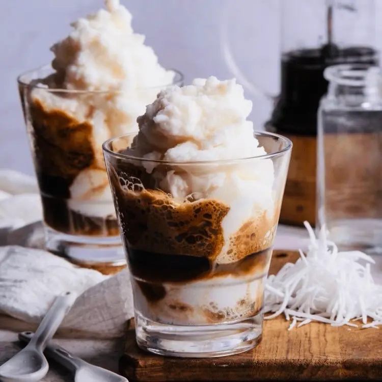 Hình ảnh Cacao Cốt Dừa Đá Xay