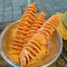 Hình ảnh khoai tây lốc xoáy lắc phômai