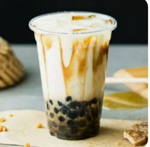 Hình ảnh sữa tươi chân châu đường đen 