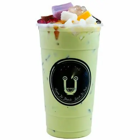 Hình ảnh Trà Sữa Thái Xanh Fulltopping