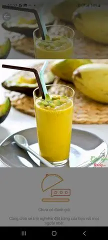 Hình ảnh Sinh tố bơ mix xoài 