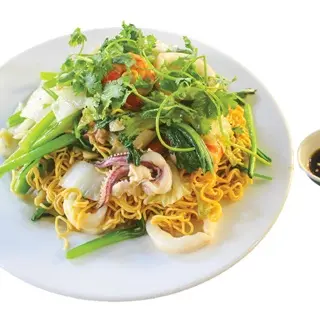 Hình ảnh Mì Mềm Xào Hải Sản