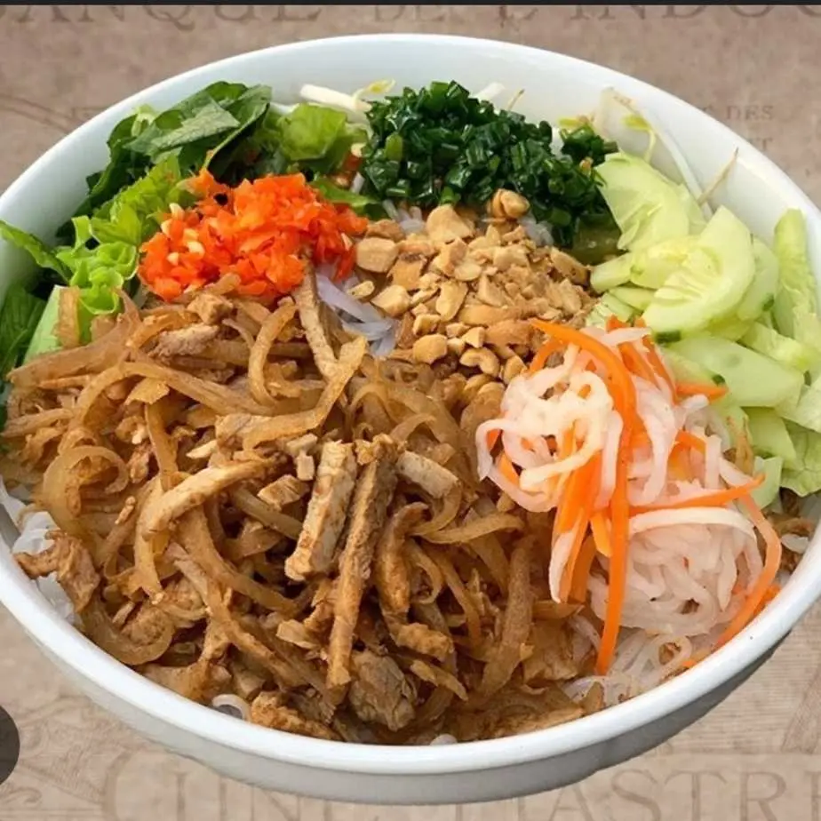 Hình ảnh bún bì nước mắm